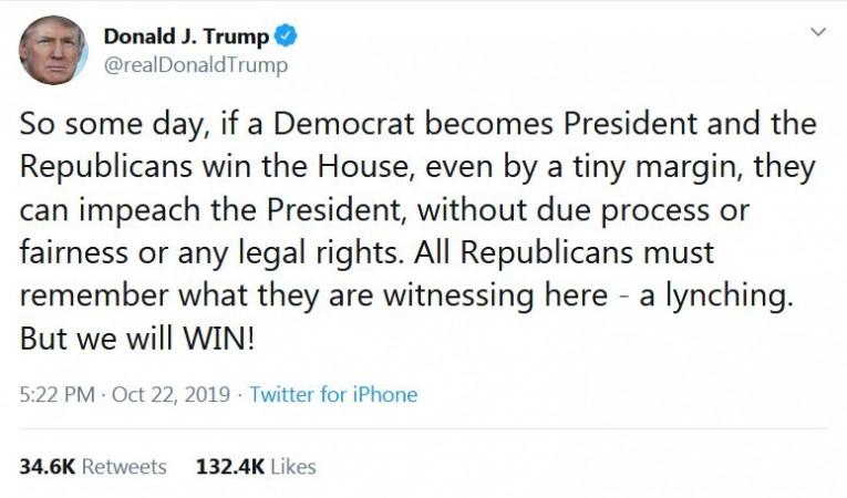 Trump lynching tweet