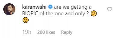 Karan Wahi on Disha Patani's KTina first look