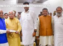 ML Khattar and Dushyanth Chautala