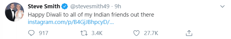 Diwali Tweet