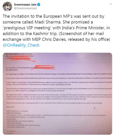 The viral Kashmir visit invite The viral Kashmir visit invite