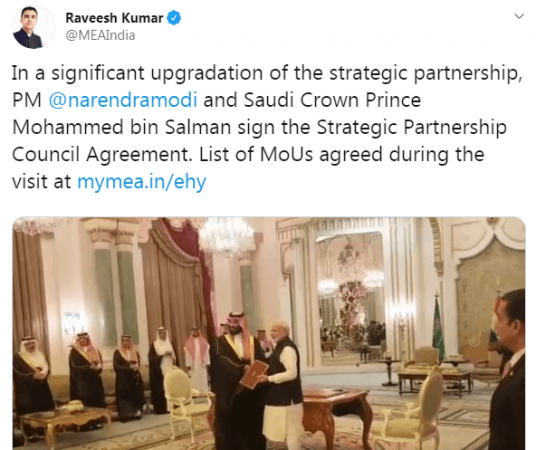 Modi in Saudi: India, Saudi take partnership up a notch with Strategic ...
