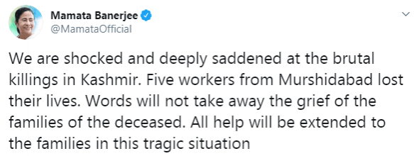 Image: @mamataofficial/Twitter Mamata Banerjee Tweet