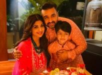 Shilpa Shetty, Raj Kundra, son Viaan
