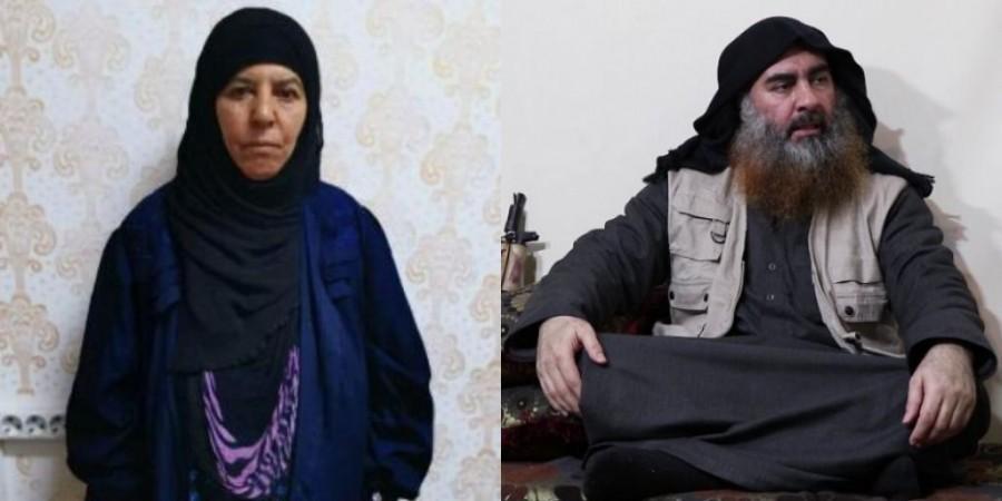 Rasmiya Awad, believed to be the sister of slain Islamic State leader Abu Bakr al-Baghdadi, who was captured on Monday in the northern Syrian town of Azaz by Turkish security officials, is seen in an unknown location in an undated picture provided by Turkish security officials. Rasmiya Awad