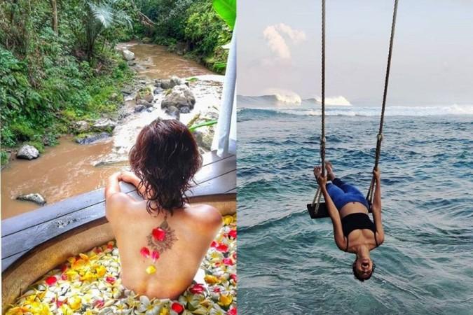 Amala Paul is holidaying in Indonesia. Amala Paul's Backless Photo Goes Viral