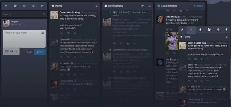 Mastodon looks like this Mastodon looks like this