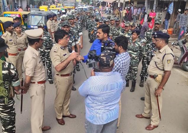 Bengaluru City Police commissioner visits personally to different parts of the city Bengaluru City Police commissioner visits personally to different parts of the city