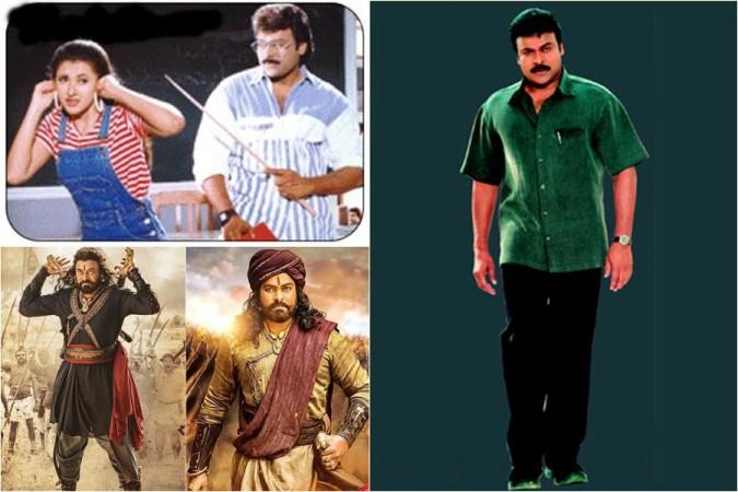 Chiranjeevi's looks in Master, Tagore and Sye Raa Chiranjeevi's looks in Master, Tagore and Sye Raa