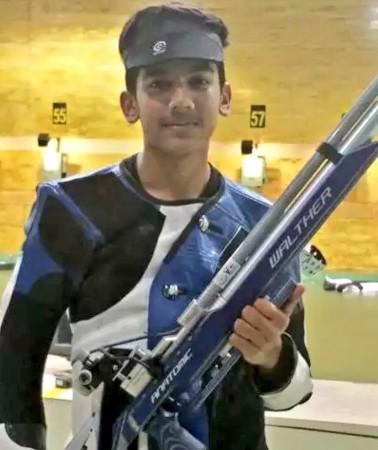 Aishwary Tomar, just 18, will also be competing at next year's Olympic Aishwary Tomar