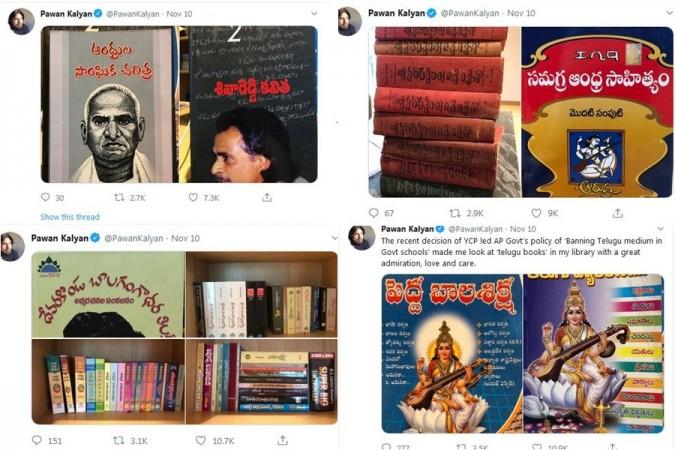 Screenshots of Pawan Kalyan's Twitter posts Screenshots of Pawan Kalyan's Twitter posts
