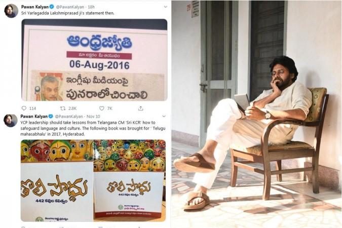 Screenshots of Pawan Kalyan's Twitter posts Screenshots of Pawan Kalyan's Twitter posts