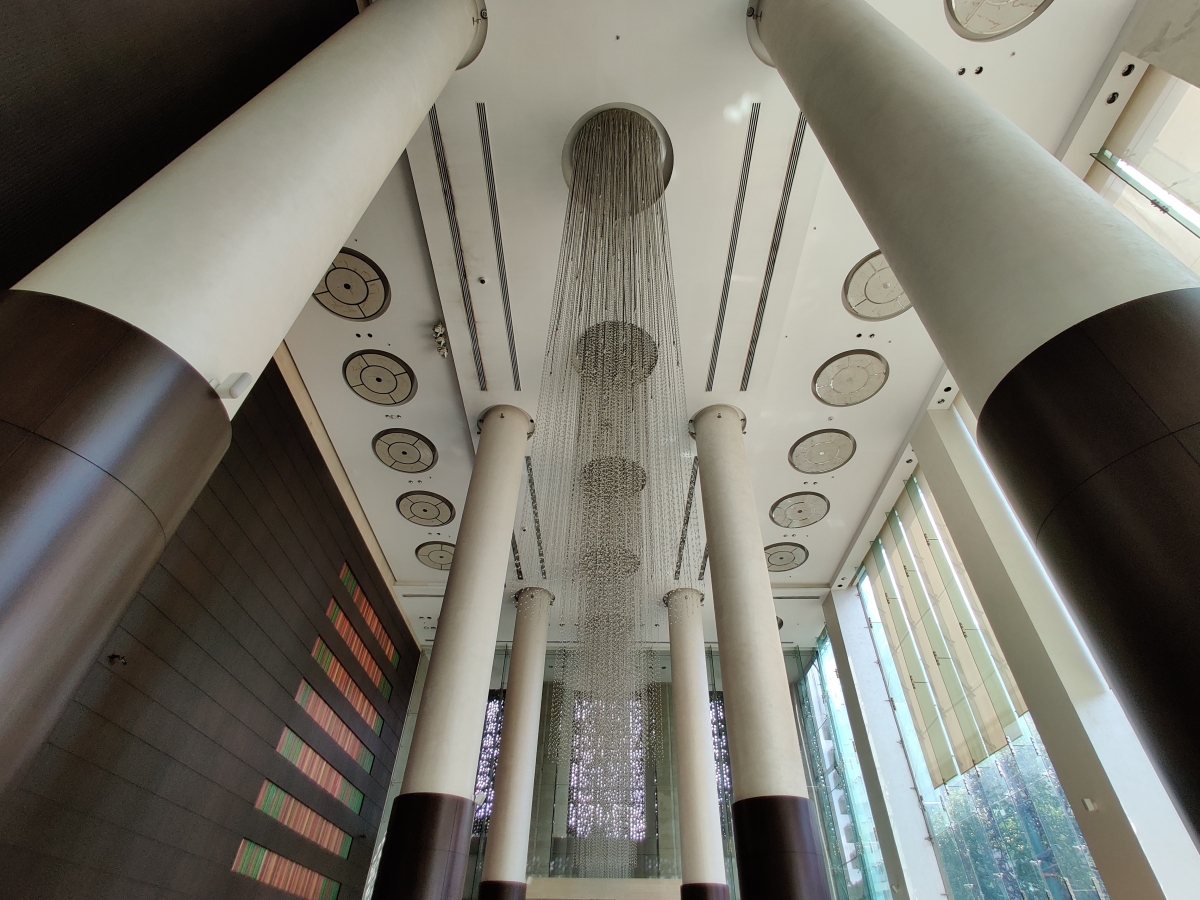 Shot with wide-angle mode