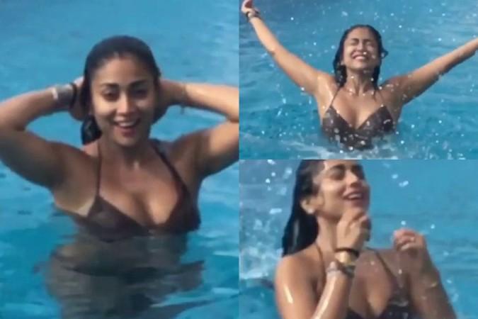 Shriya Saran dons bikini. Shriya Saran in Bikini