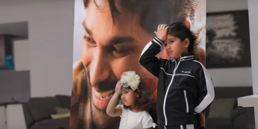 Allu Arjun's son Ayaan and daughter Arha Allu Arjun's son Ayaan and daughter Arha