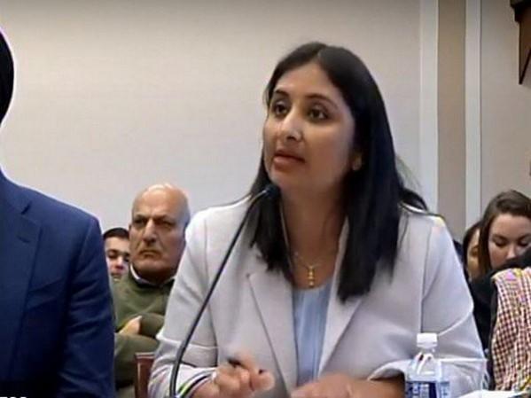 Sunanda Vashisht speaking at the US Congress Sunanda Vashisht