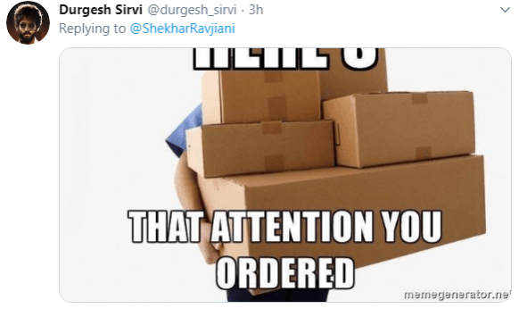 Shekhar Ravjiani twitter