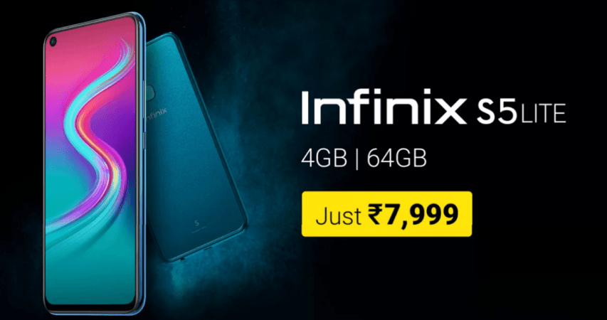 Infinix S5 Lite launched in India Infinix S5 Lite launched in India