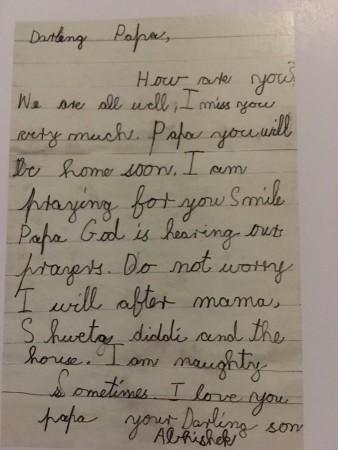 Amitabh Bachchan shares Abhishek Bachchan's old letter which the latter had written for his father when he was a child. Amitabh Bachchan, Abhishek Bachchan