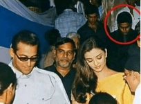 Salman Khan, Aishwarya Rai Bachchan and Abhishek Bachchan in one frame.