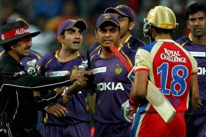 The infamous incident in 2013 Gautam Gambhir Virat Kohli