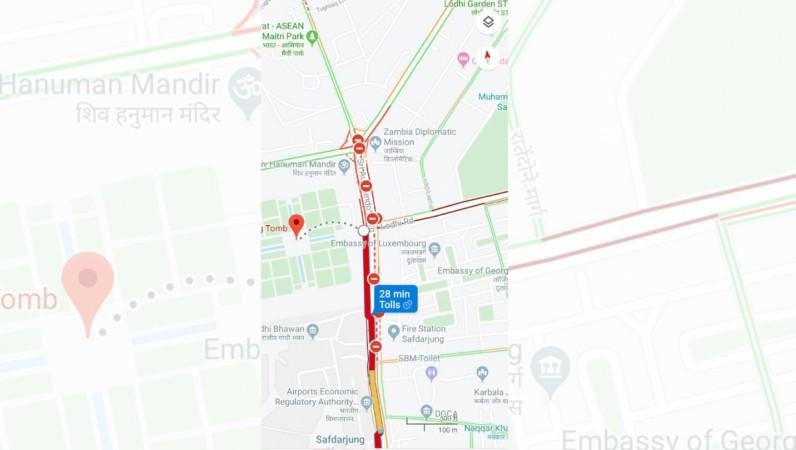 Massive traffic snarls were reported in central Delhi on Monday as hundreds of protesting students of JNU were stopped from marching towards Parliament which also led to them scuffling with the police. jnu march