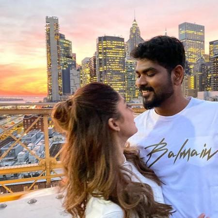 Nayanthara and Vignesh Shivan. Nayanthara