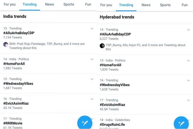 #AlluArhaBdayCDP trends on Twitter #AlluArhaBdayCDP trends on Twitter