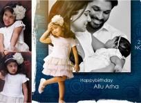 DP for Allu Arjun's daughter Arha's birthday