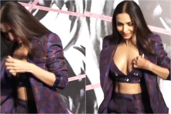 Malaika Arora suffers major nip slip Malaika Arora