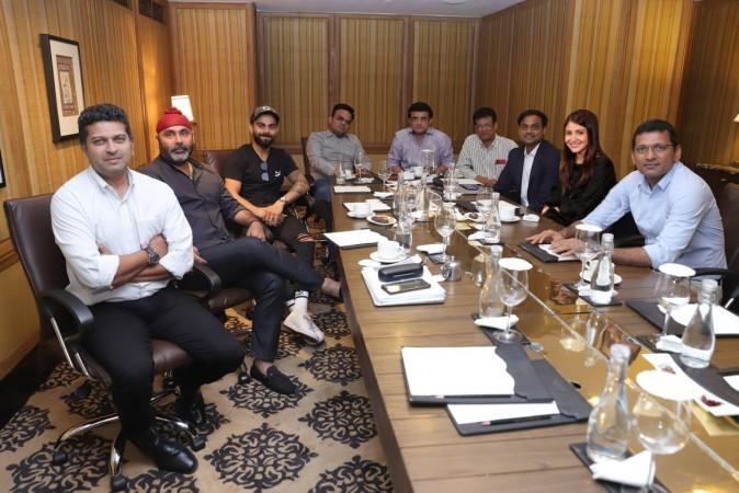 The controversial picture showing Anushka at BCCI selection committee meeting Anushka Sharma