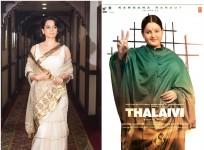 Kangana Ranaut's first look in Thalaivi