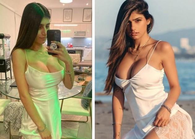 Mia Khalifa Sexy Romance - PIC: Mia Khalifa shares sultry 'wedding day' preparation picture ...