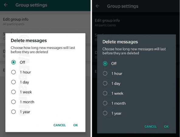 WhatsApp Delete Messages, dark mode features spotted WhatsApp Delete Messages feature spotted