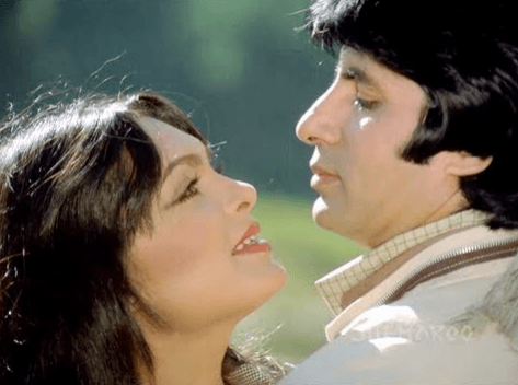 Amitabh Bachchan and Parveen Babi Amitabh Bachchan and Parveen Babi