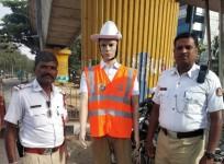 Bengaluru traffic police mannequins