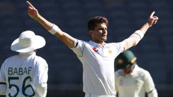 Shaheen Afridi gave an interview during the tea break Shaheen Afridi