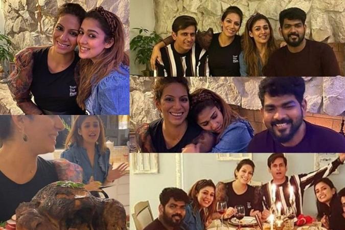 Nayanthara and Vignesh Shivan Celebrate Thanksgiving Day. Nayanthara and Vignesh Shivan Celebrate Thanksgiving Day
