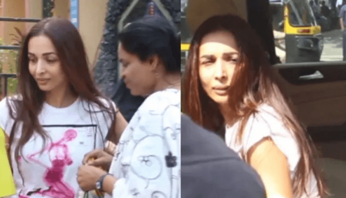 Malika Arora faces awkward moment.. Malika Arora faces awkward moment.