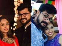Tamil TV actor Jayashree Rao with her husband Isvar Raghunathan