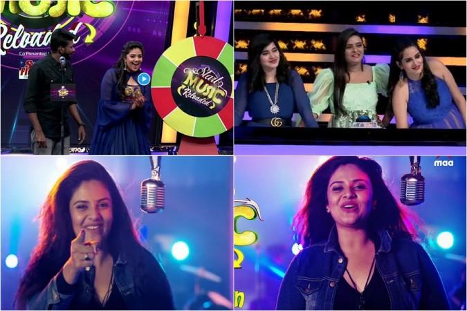 Sreemukhi with Bigg Boss Telugu 3 gang on Start Music Reloaded Sreemukhi with Bigg Boss Telugu 3 gang on Start Music Reloaded