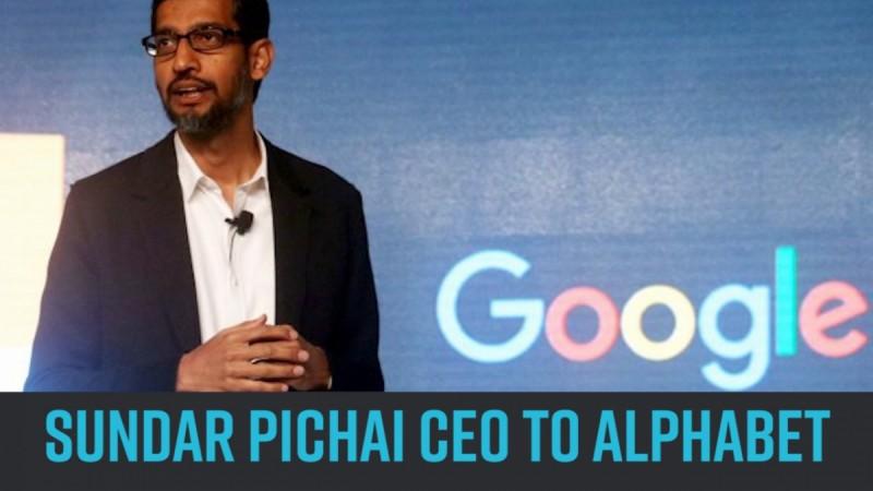 Google's India-born CEO Sundar Pichai replaces Larry Page as Alphabet chief