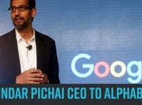 Google's India-born CEO Sundar Pichai replaces Larry Page as Alphabet chief