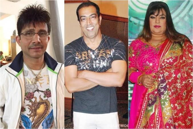 KRK, Vindu Dara Singh and Dolly Bindra KRK, Vindu Dara Singh and Dolly Bindra