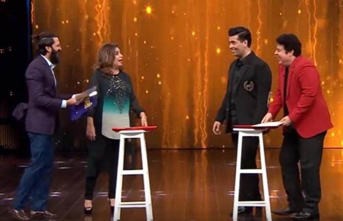 Riteish Deshmukh, Farah Khan, Karan Johar and Sajid Khan on Yaaron Ki Baraat Riteish Deshmukh, Farah Khan, Karan Johar and Sajid Khan on Yaaron Ki Baraat