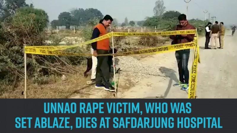 Unnao rape victim, who was set ablaze, dies at Safdarjung Hospital