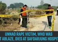 Unnao rape victim, who was set ablaze, dies at Safdarjung Hospital