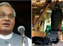 Atal Bihari Vajpayee statue installed in Lucknow, to be unveiled on Dec 25