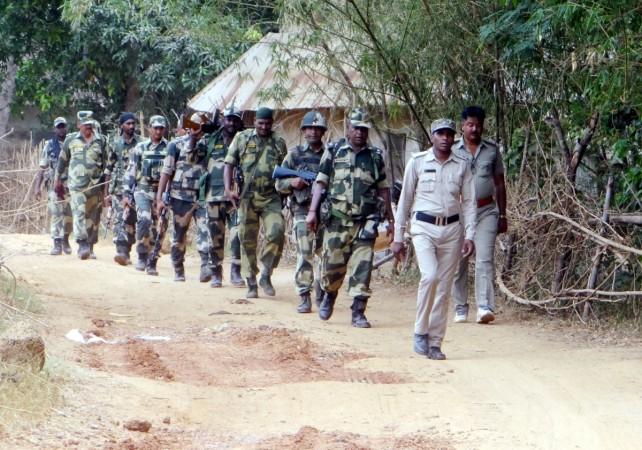 Police and CRPF personnel. CRPF