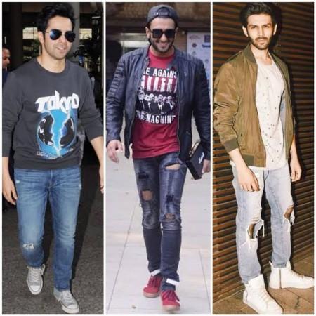 Ranveer Singh, Varun Dhawan and Kartik Aaryan